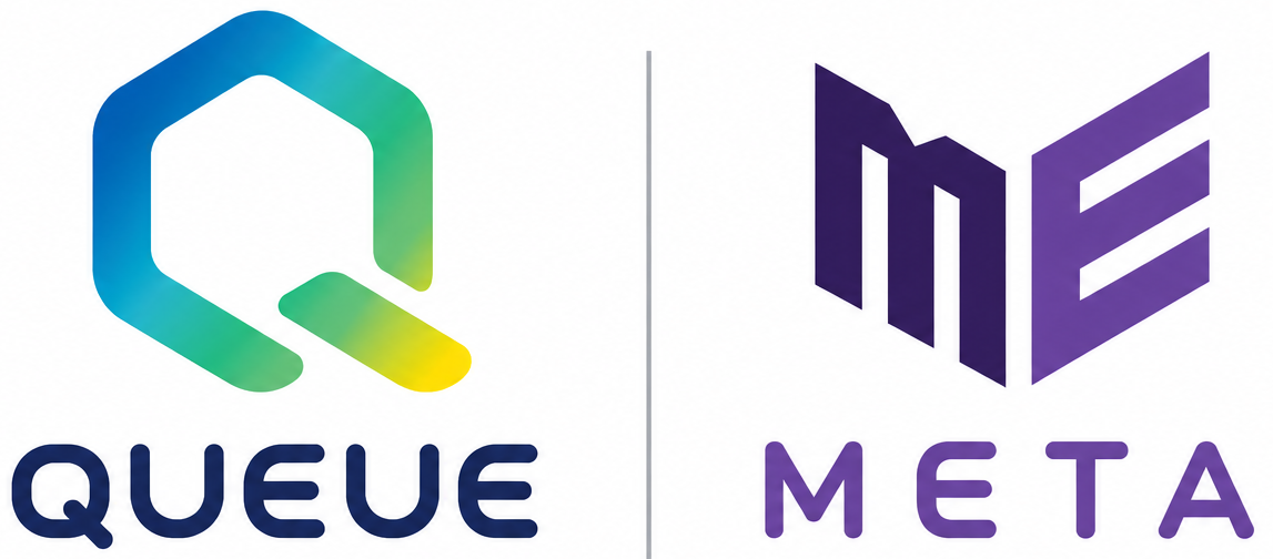 QUEUE META LOGO